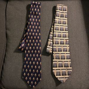 BUNDLE of 2 Christian Dior Ties